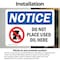 Signmission Do Not Place Used Oil Here, 10 in W x Rectangle, Vinyl Decal OS-2PACK-NS-D-710-L-15475 - alternate 4